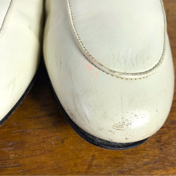 Gucci Women's Princetown White Leather Slipper 8 US 38 EU Italy Authentic - Picture 10 of 12